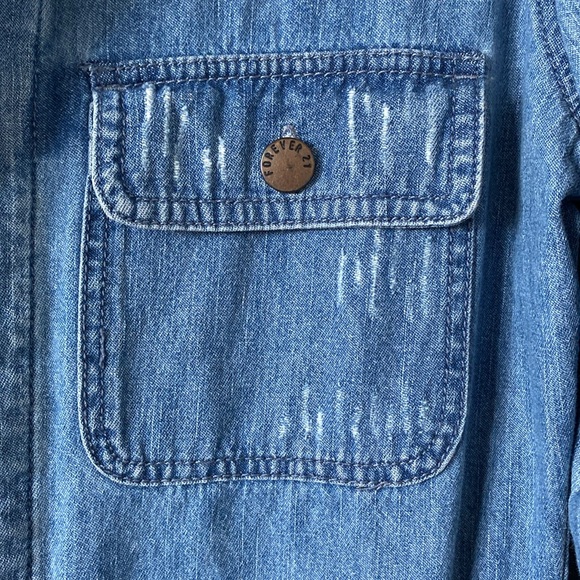 Forever 21 Jean Romper - Picture 7 of 12